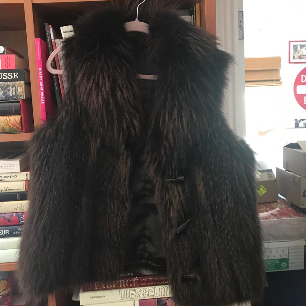 Réal fox fur vest
